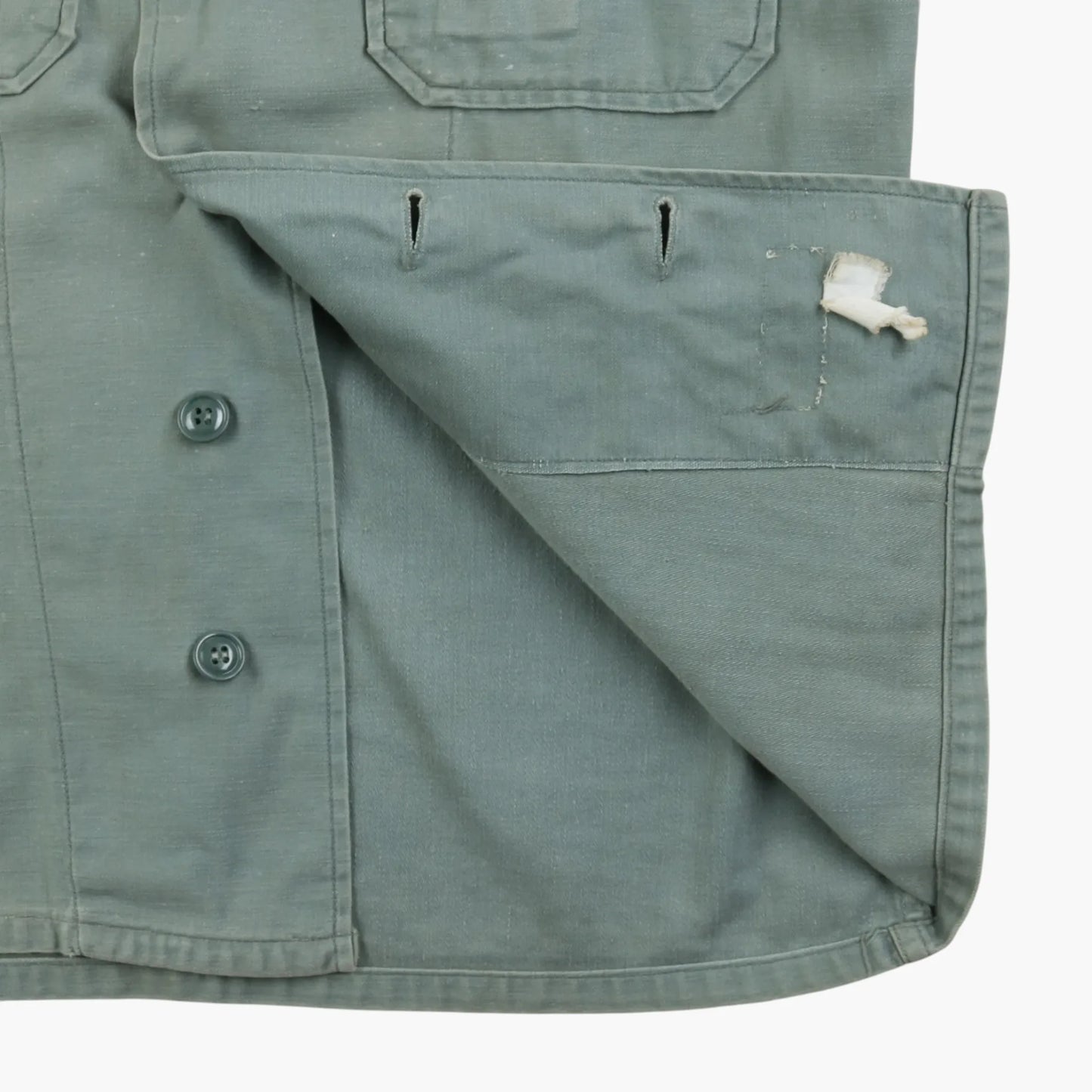 1960's US Army OG107 Cotton Sateen Shirt
