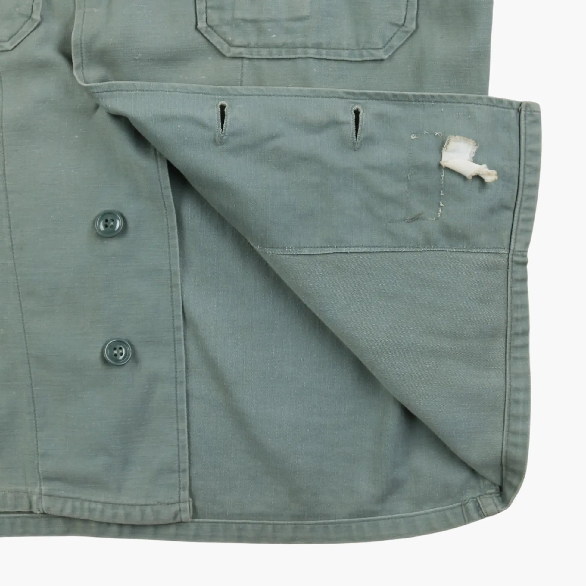 1960's US Army OG107 Cotton Sateen Shirt