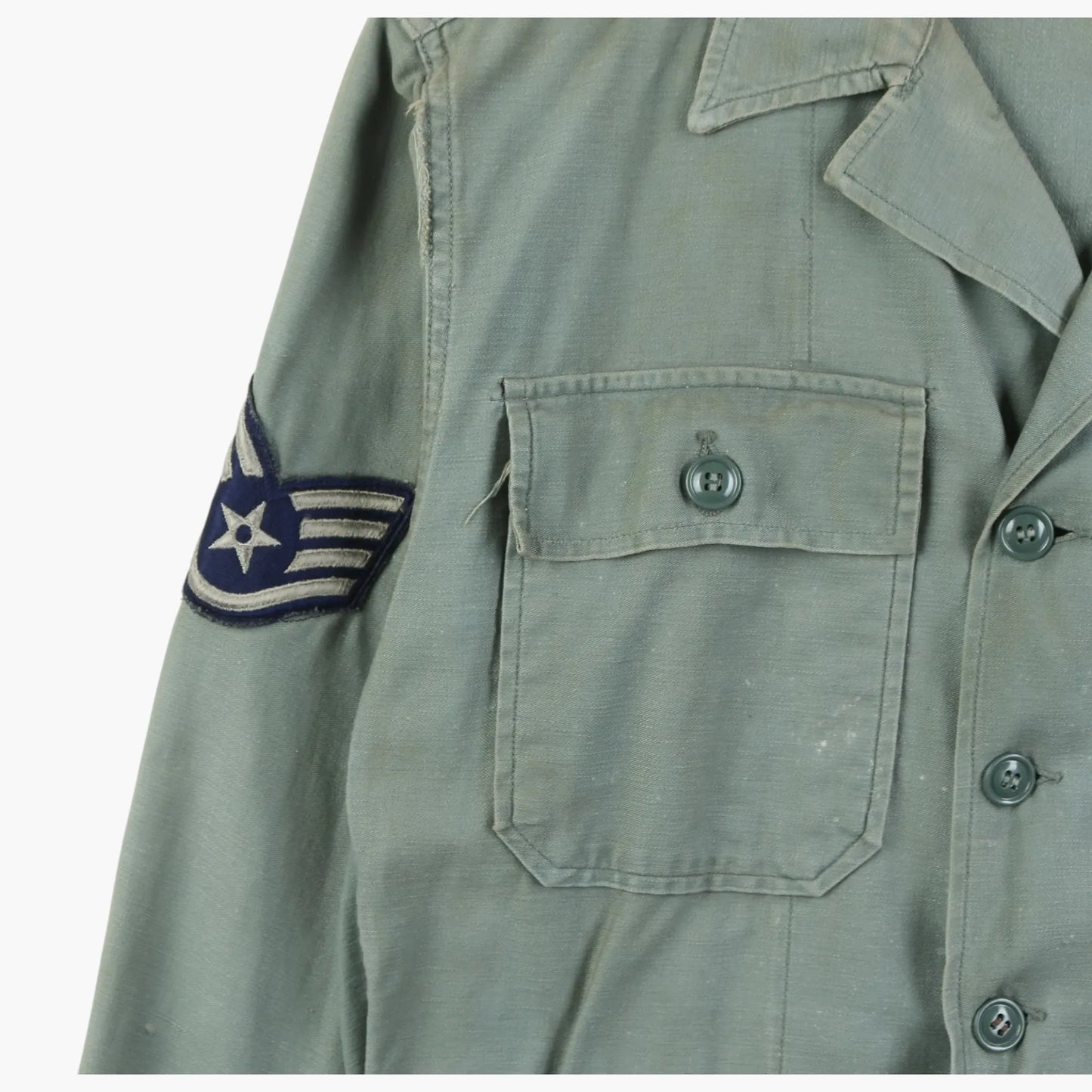 1960's US Army OG107 Cotton Sateen Shirt