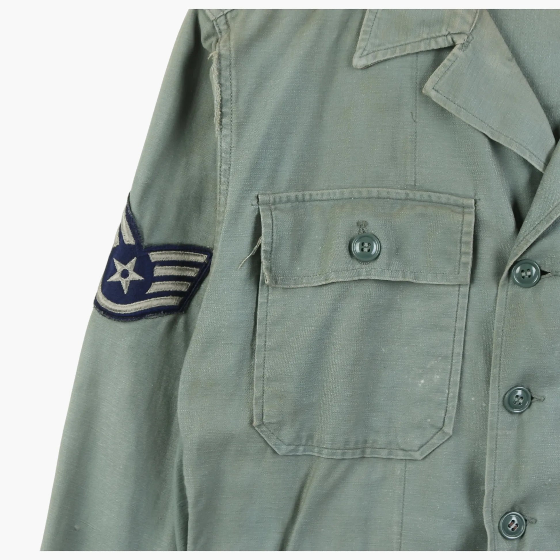 1960's US Army OG107 Cotton Sateen Shirt