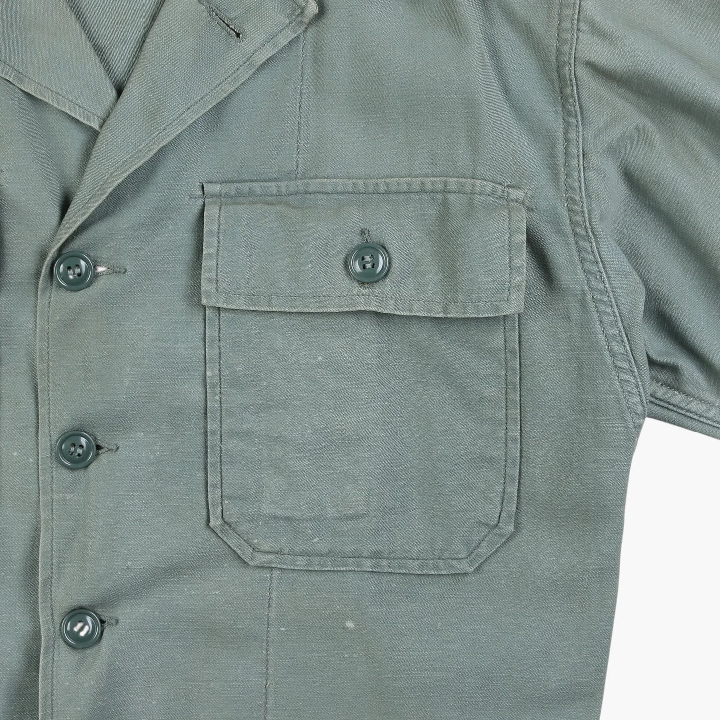 1960's US Army OG107 Cotton Sateen Shirt