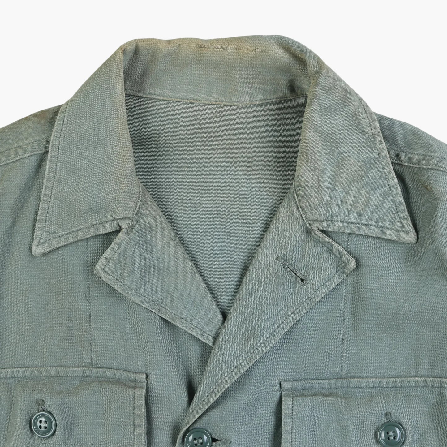 1960's US Army OG107 Cotton Sateen Shirt