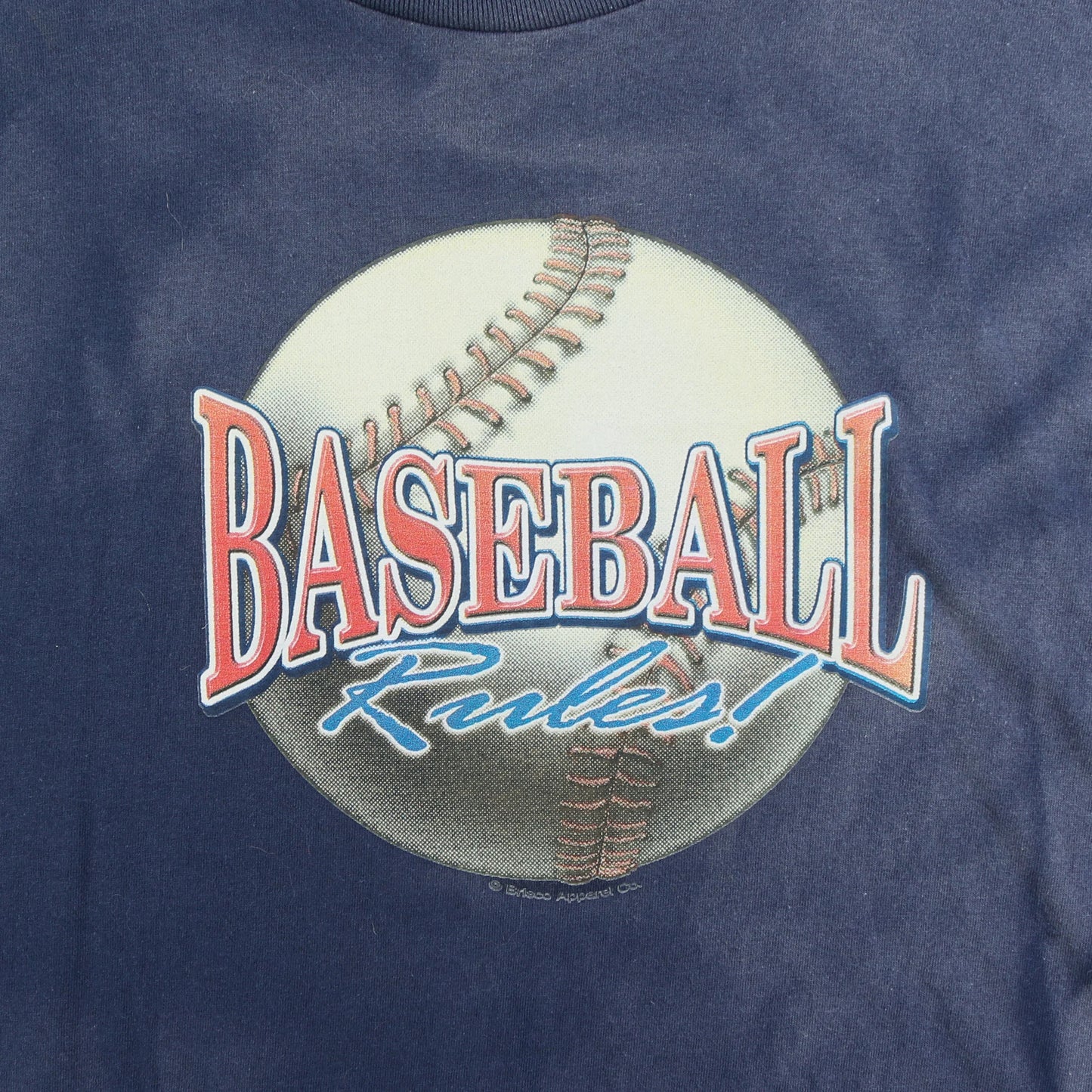 Sun Faded Baseball Rules T-Shirt