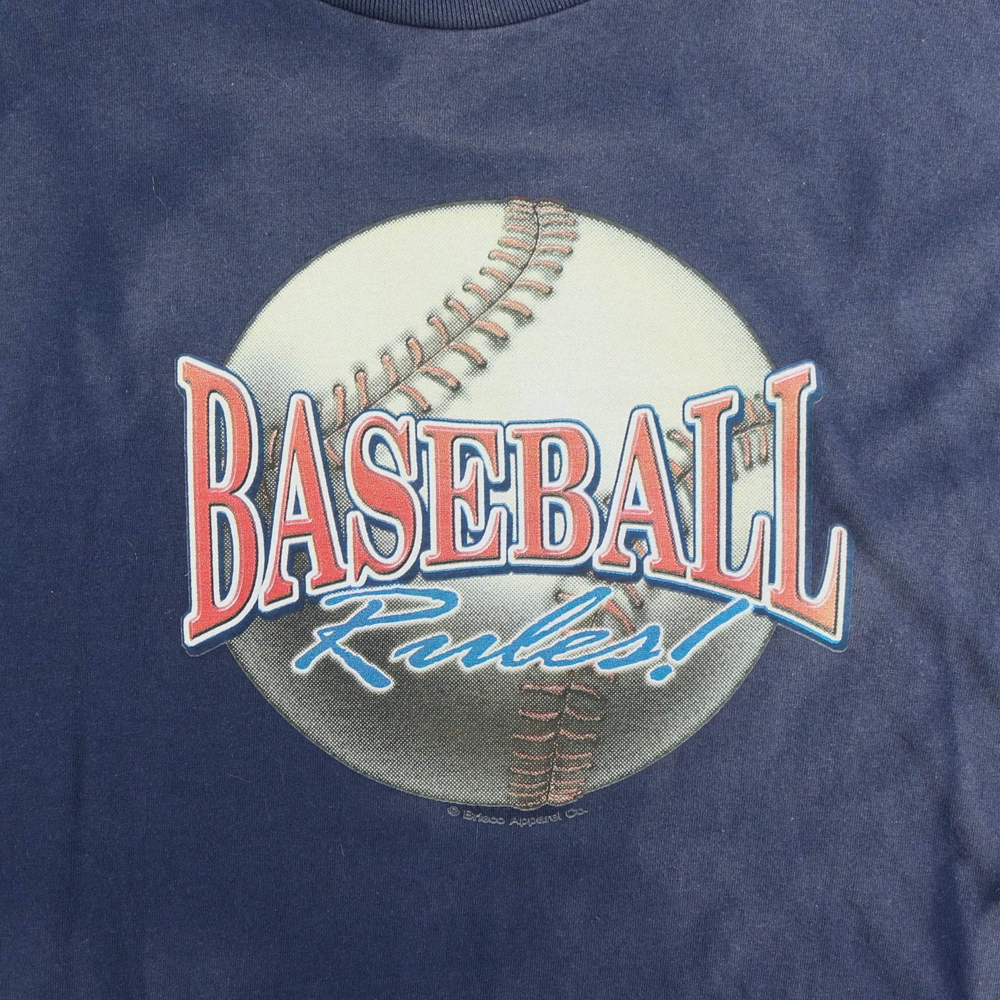 Sun Faded Baseball Rules T-Shirt
