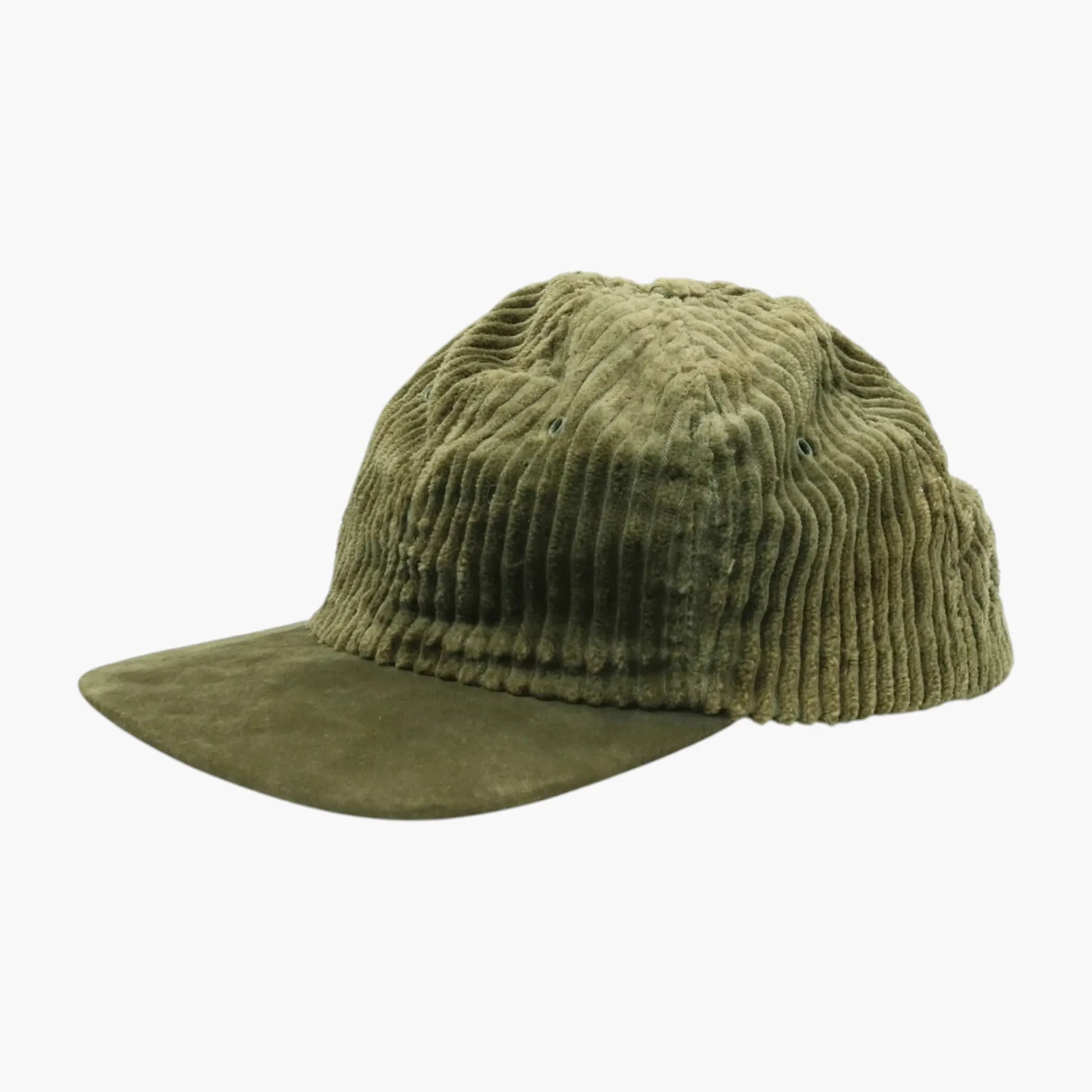 Green Corduroy Cap