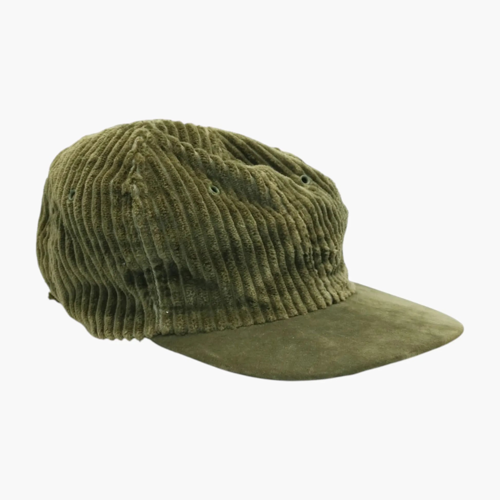 Green Corduroy Cap