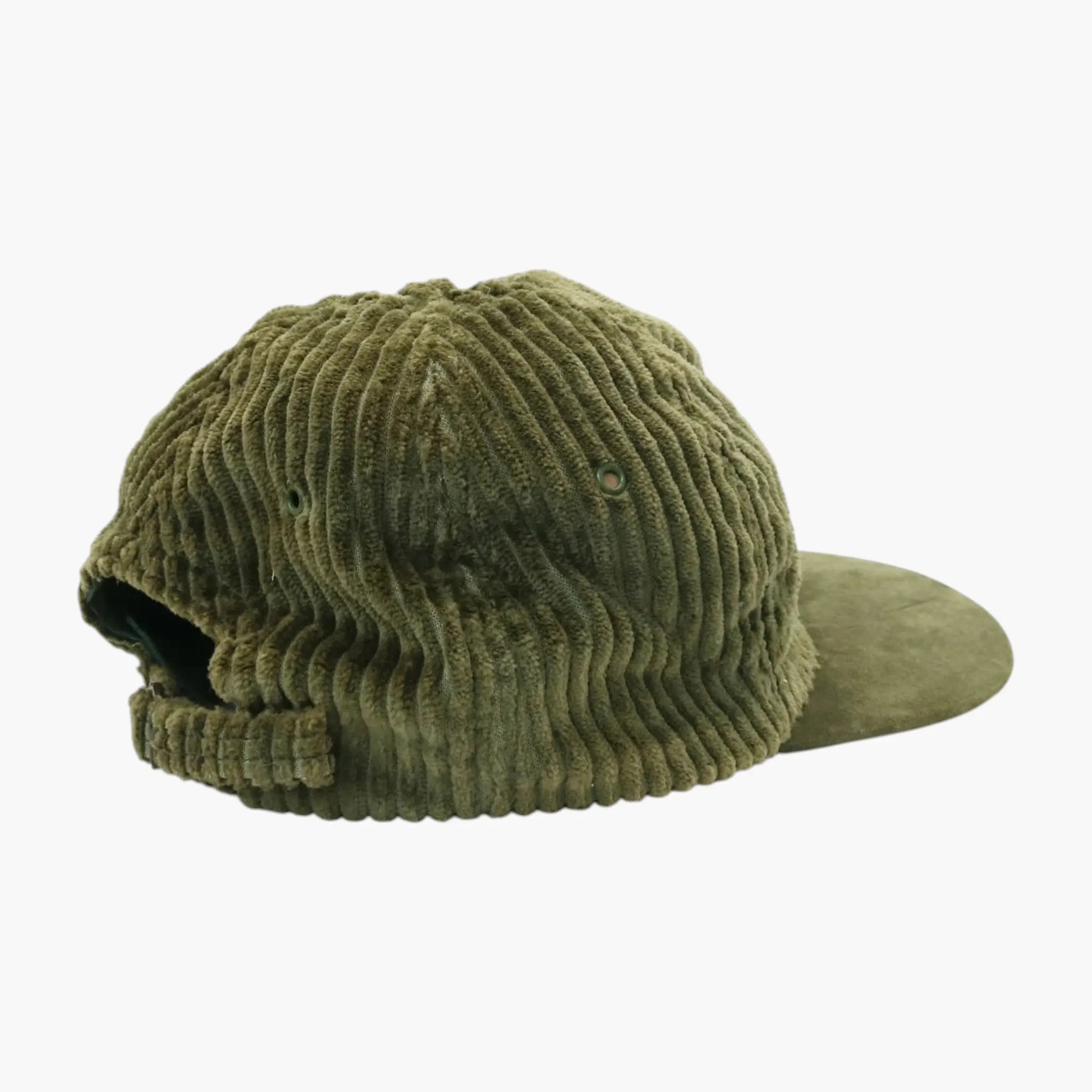 Green Corduroy Cap