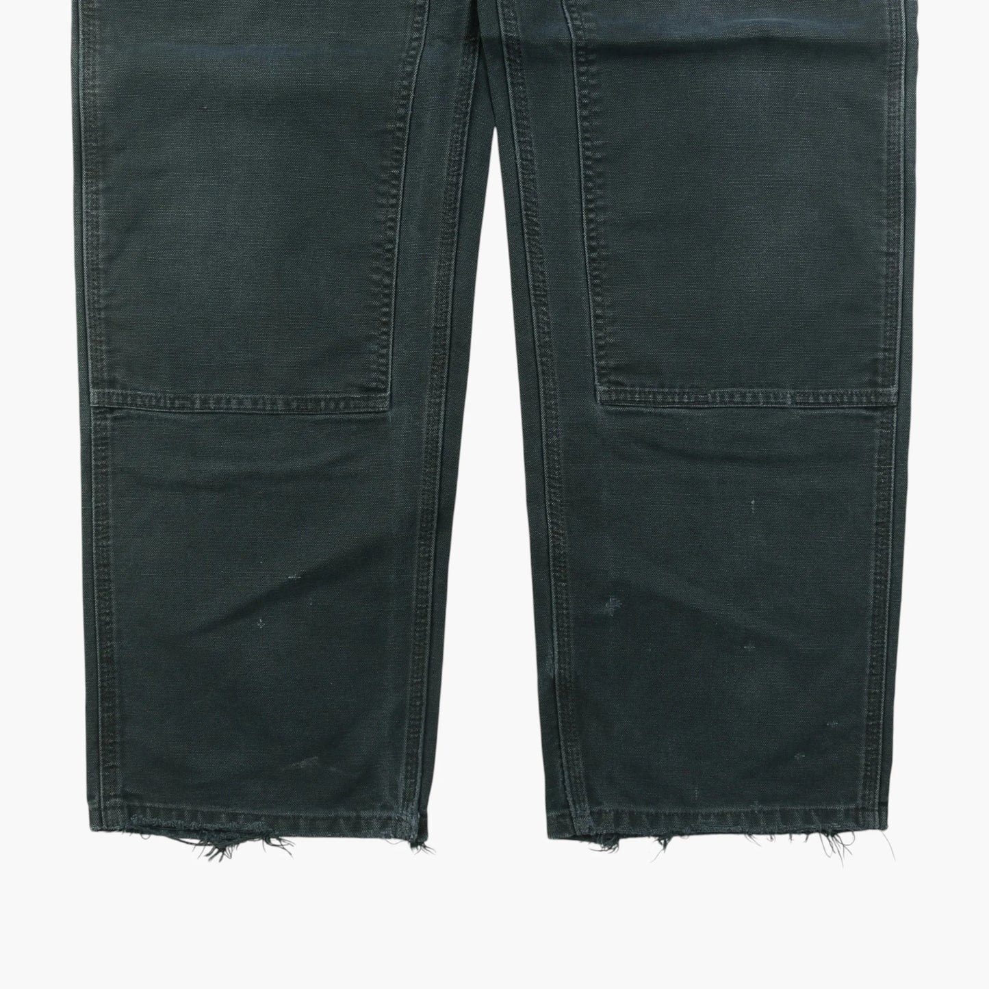 Vintage Double Knee Carpenter Pants - Black - 38/34