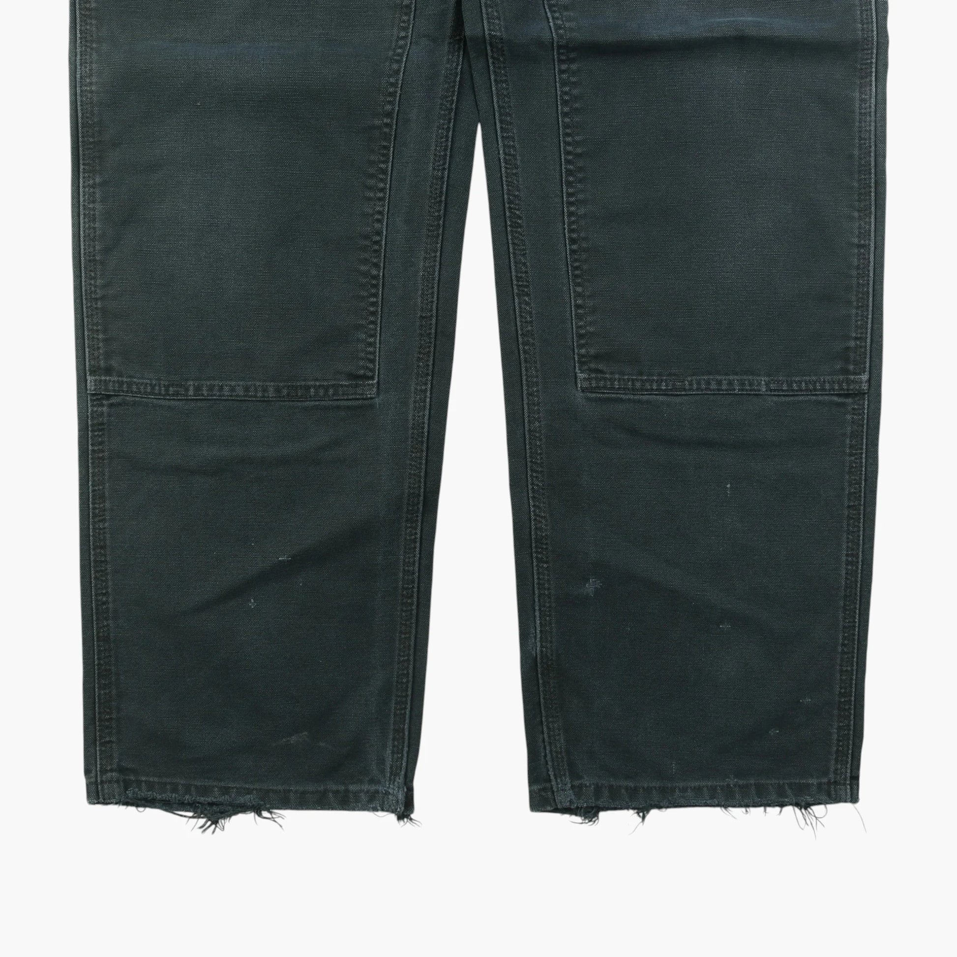Vintage Double Knee Carpenter Pants - Black - 38/34
