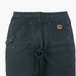 Vintage Double Knee Carpenter Pants - Black - 38/34