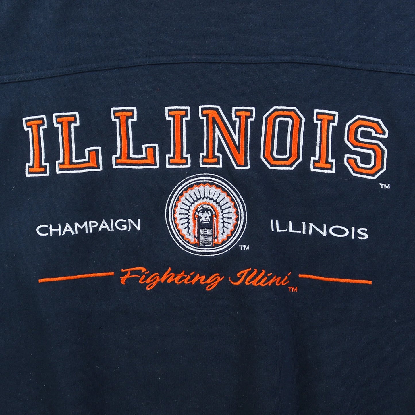 Vintage 'Illinois Fighting Illini' Graphic Sweatshirt