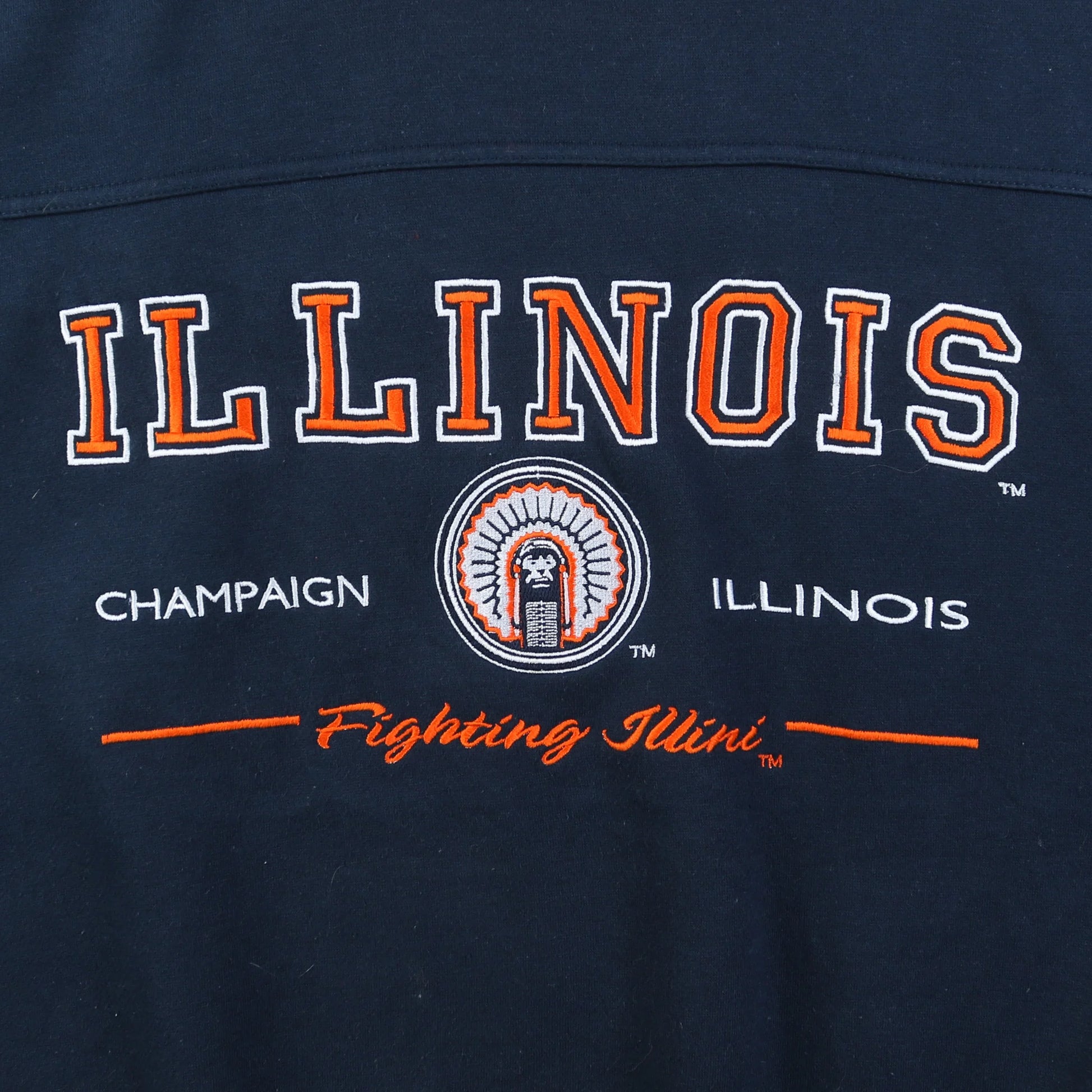 Vintage 'Illinois Fighting Illini' Graphic Sweatshirt