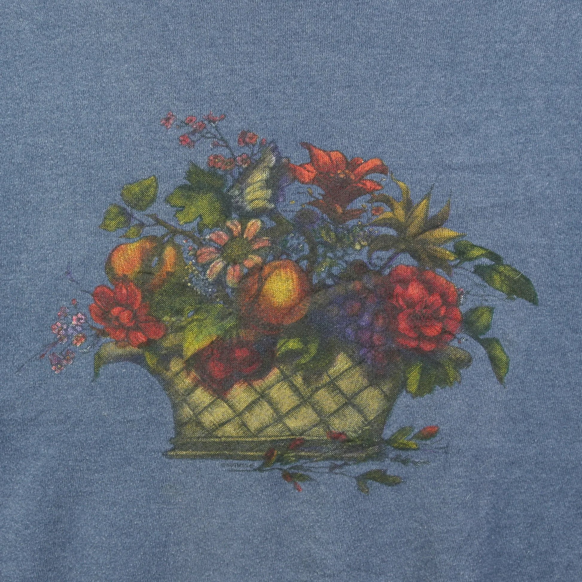 Vintage 'Flowers' Graphic Sweatshirt