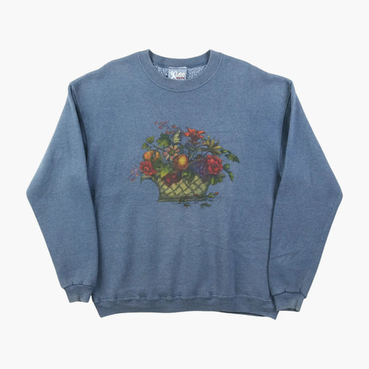 Vintage 'Flowers' Graphic Sweatshirt