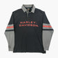 'Harley Davidson' Long Sleeve Polo