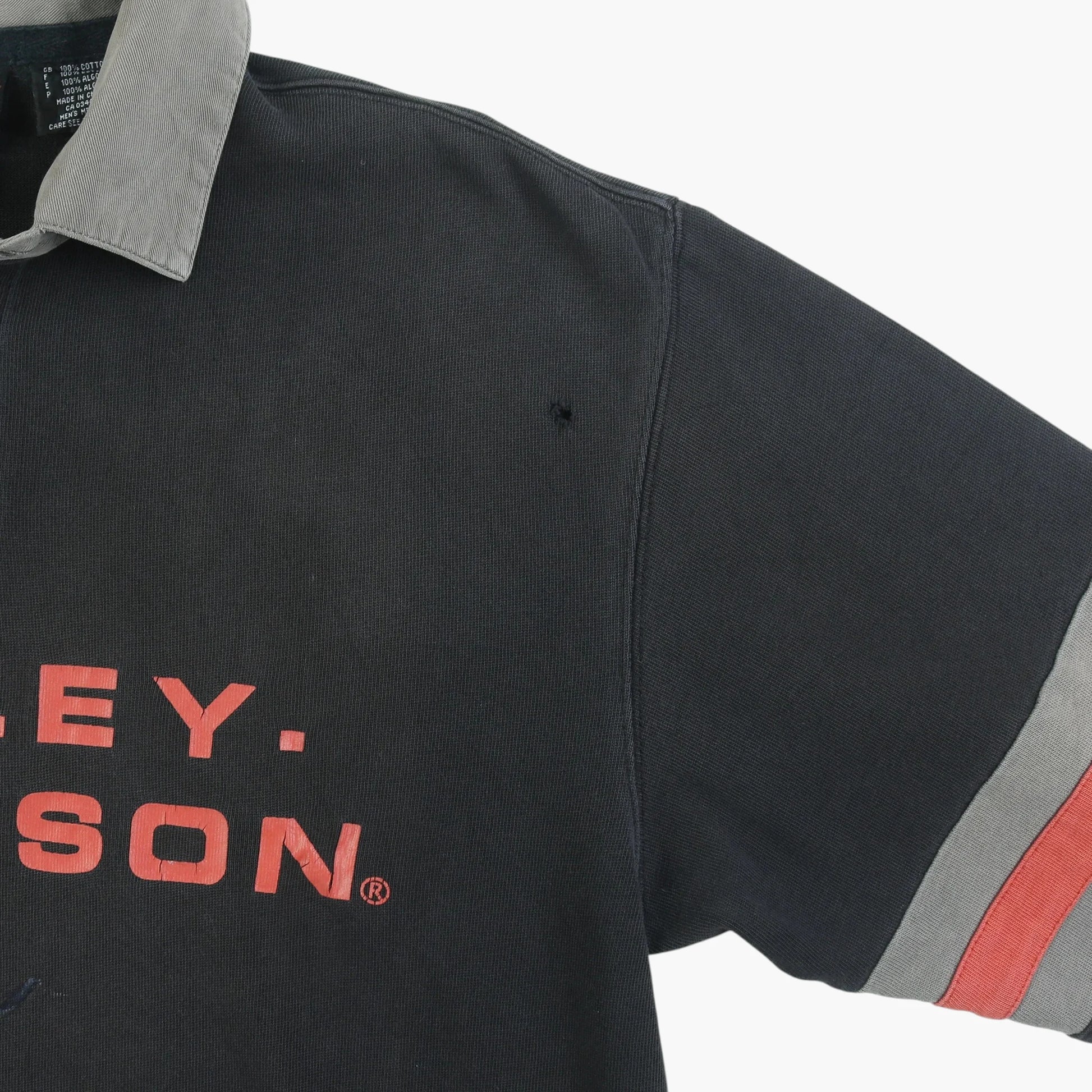 'Harley Davidson' Long Sleeve Polo