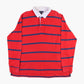 Lands' End Rugby Shirt - Red Stripe