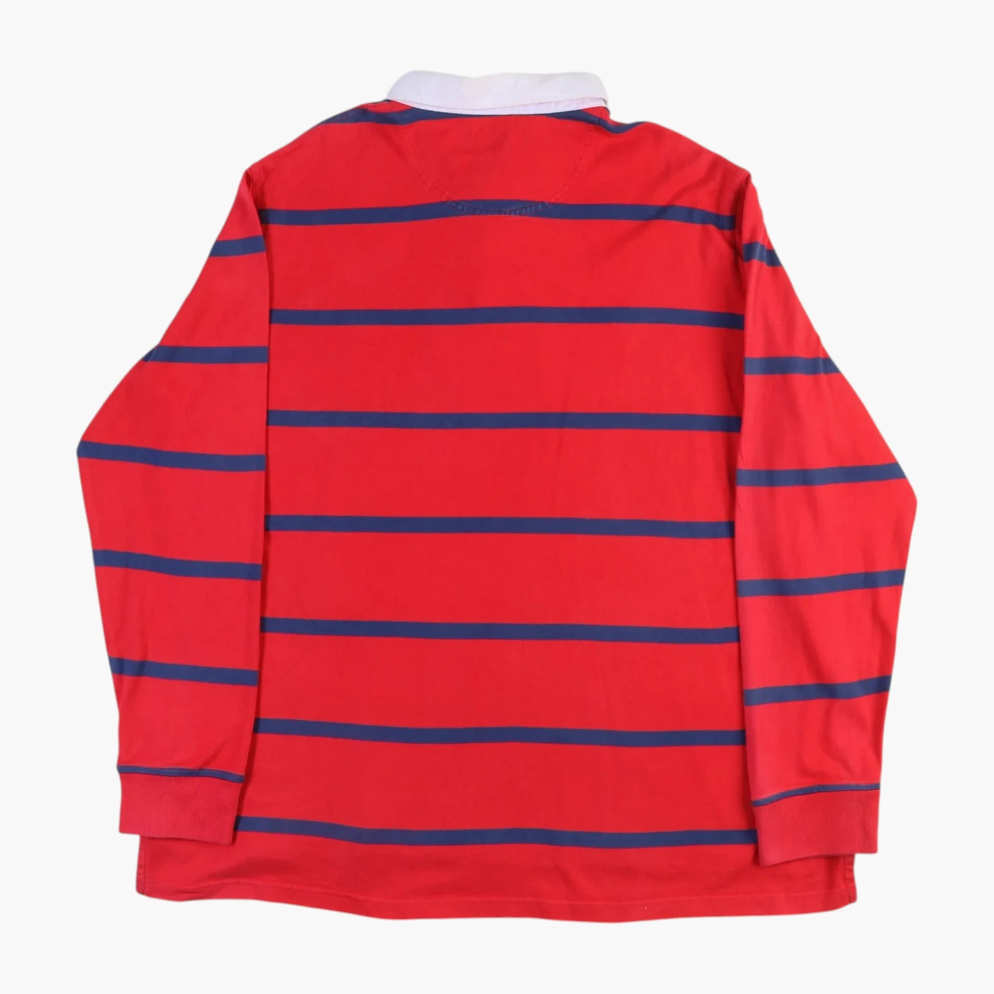 Lands' End Rugby Shirt - Red Stripe