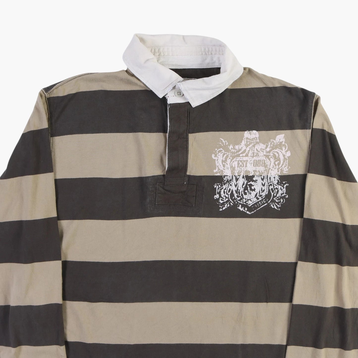 Arizona Jean Co. Rugby Shirt - Brown Stripe
