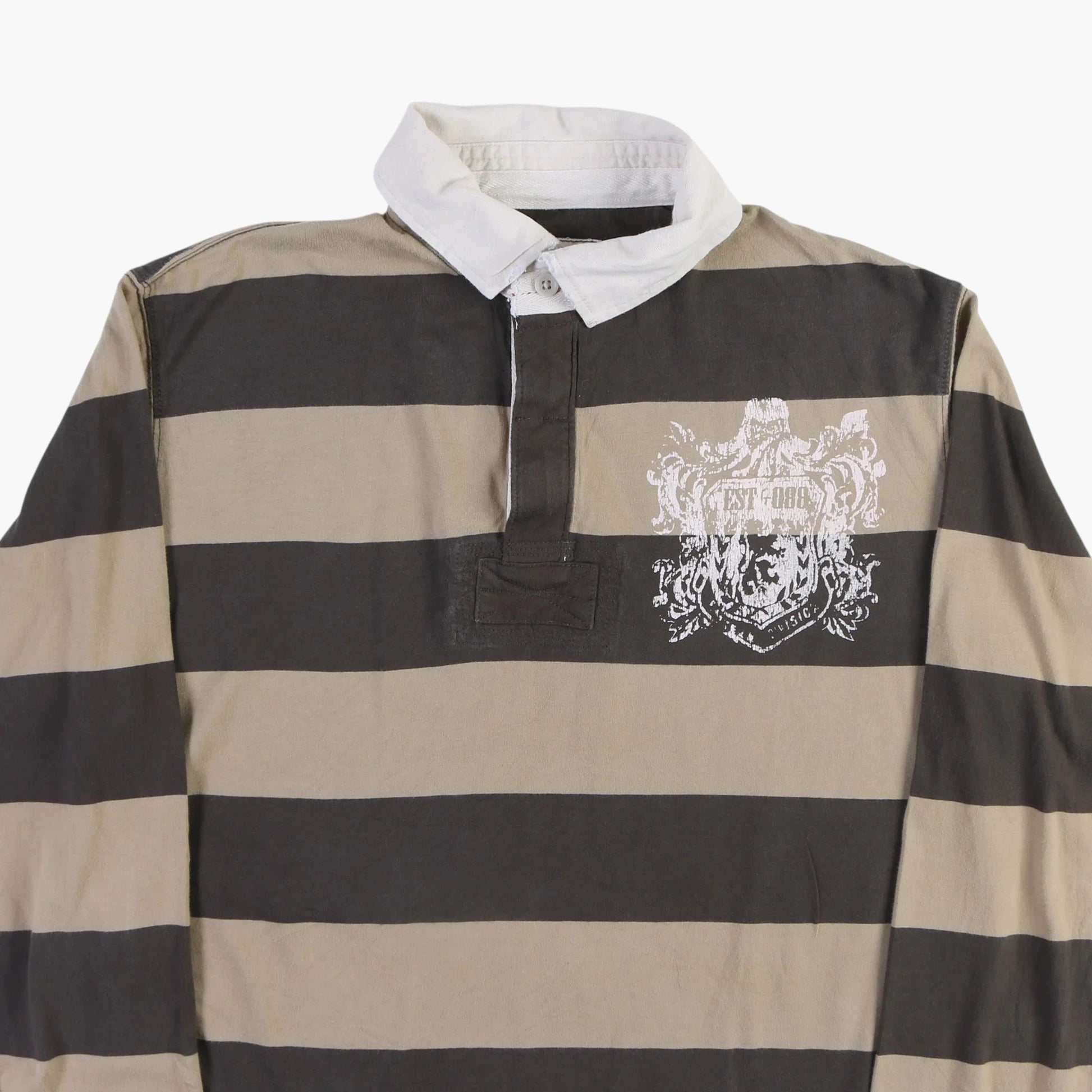 Arizona Jean Co. Rugby Shirt - Brown Stripe