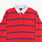 Lands' End Rugby Shirt - Red Stripe
