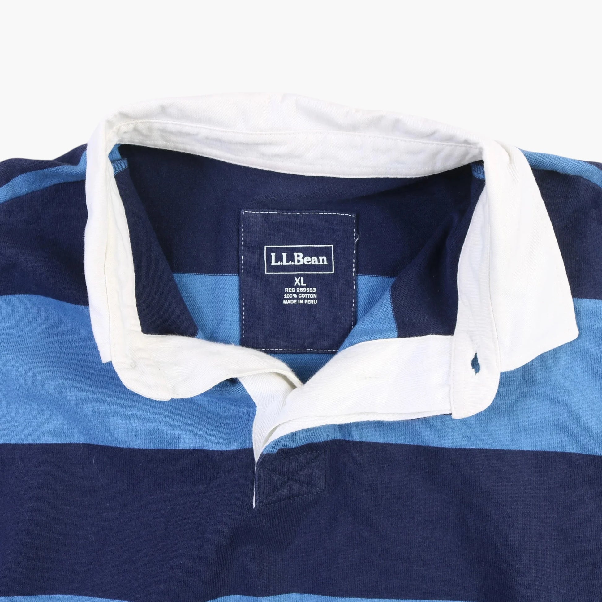 L.L.Bean Rugby Shirt - Blue Stripe
