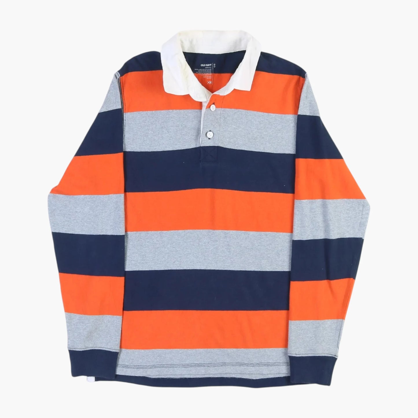 Old Navy Rugby Shirt - Orange Stripe