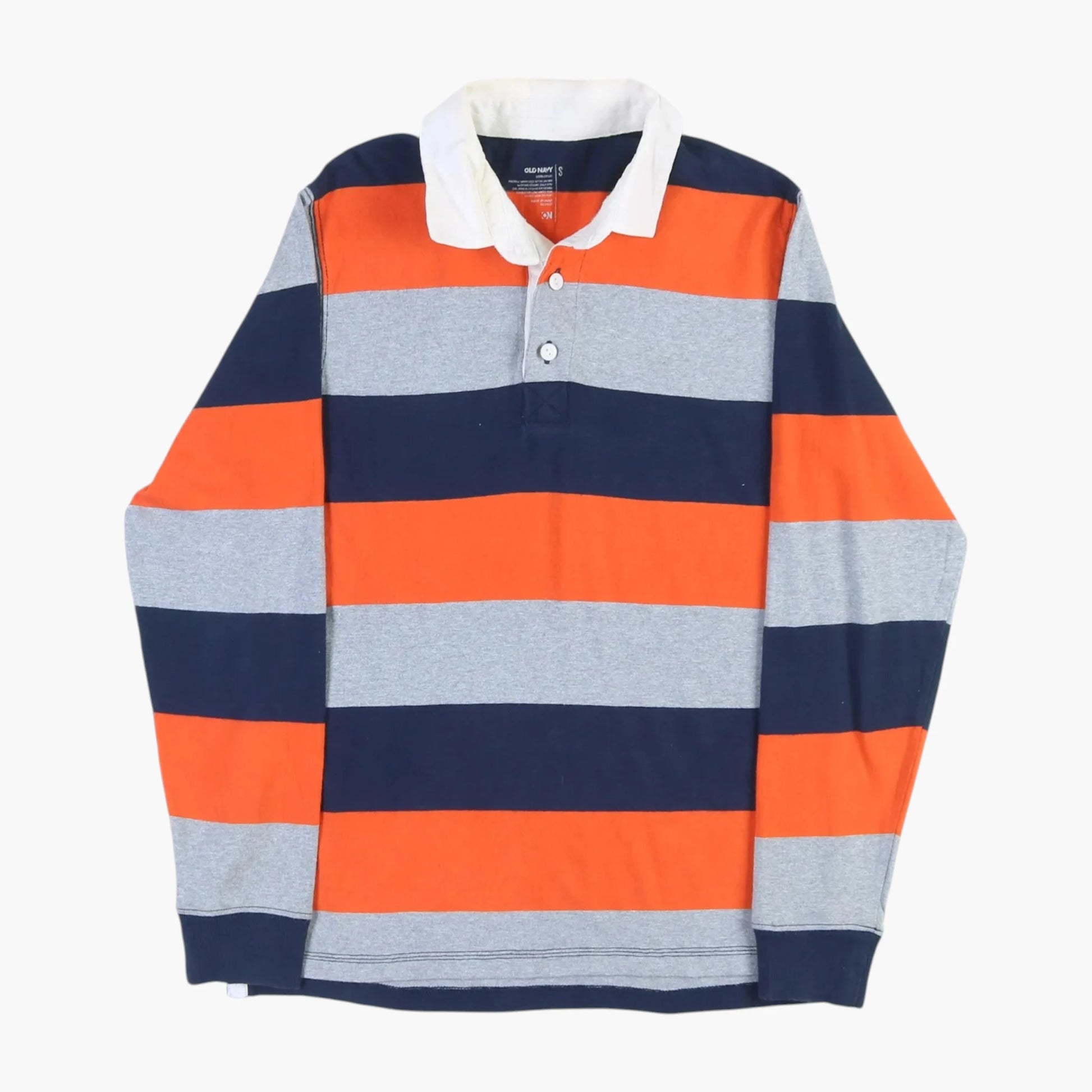Old Navy Rugby Shirt - Orange Stripe
