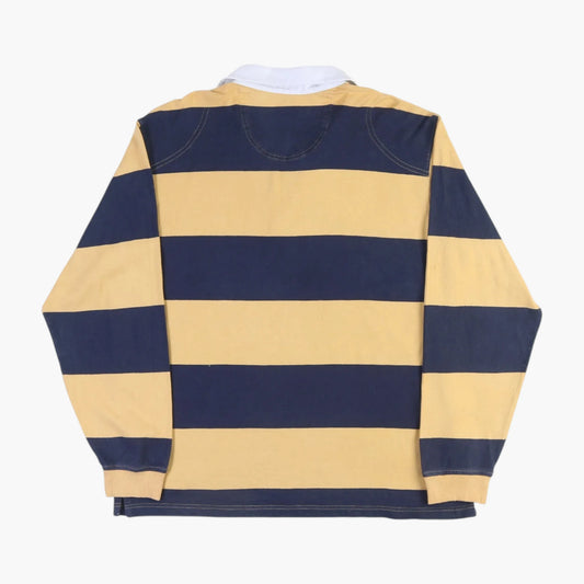 Izod Jeans Rugby Shirt - Yellow Stripe