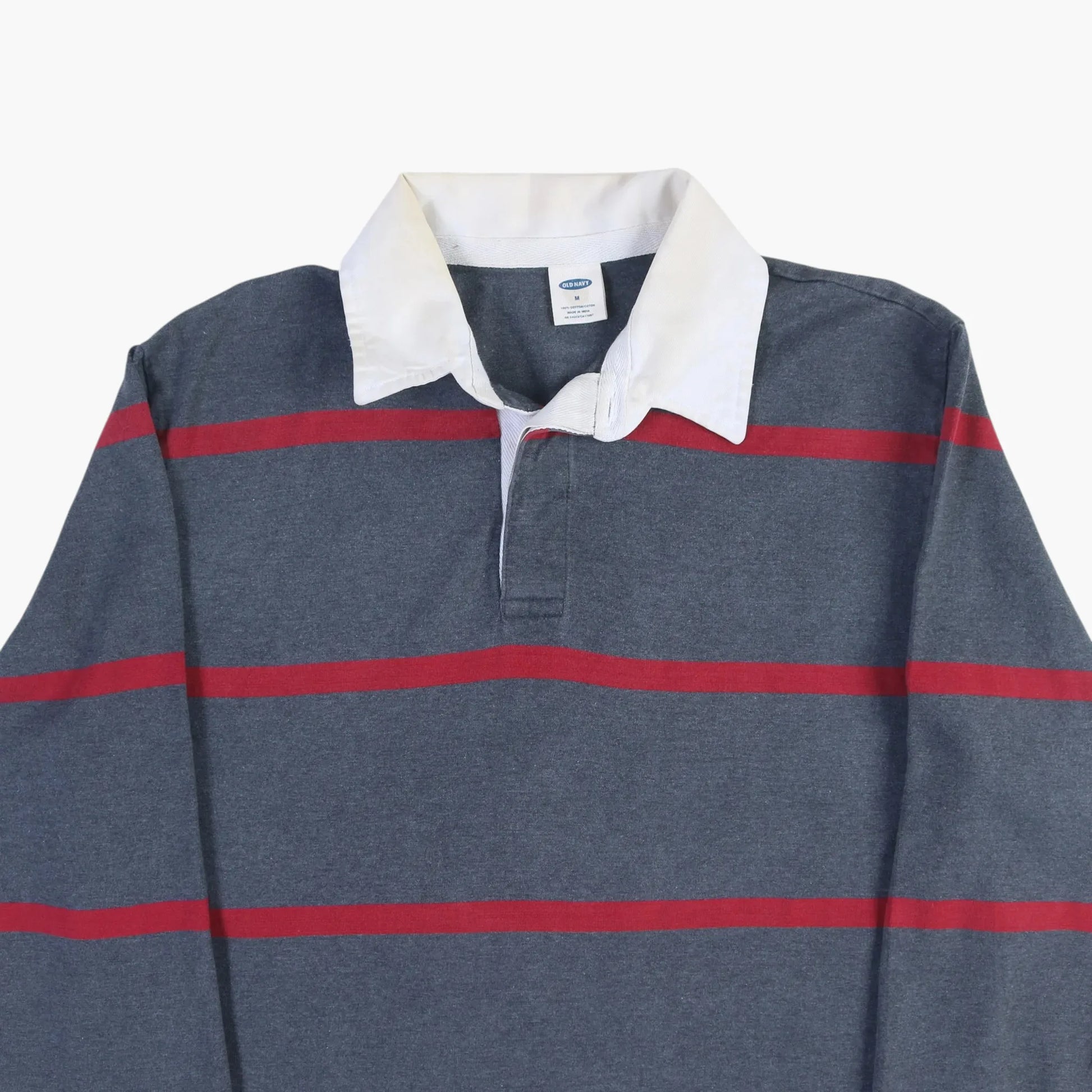 Old Navy Rugby Shirt - Grey Stripe