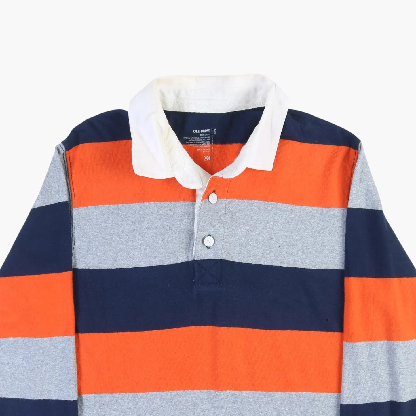 Old Navy Rugby Shirt - Orange Stripe