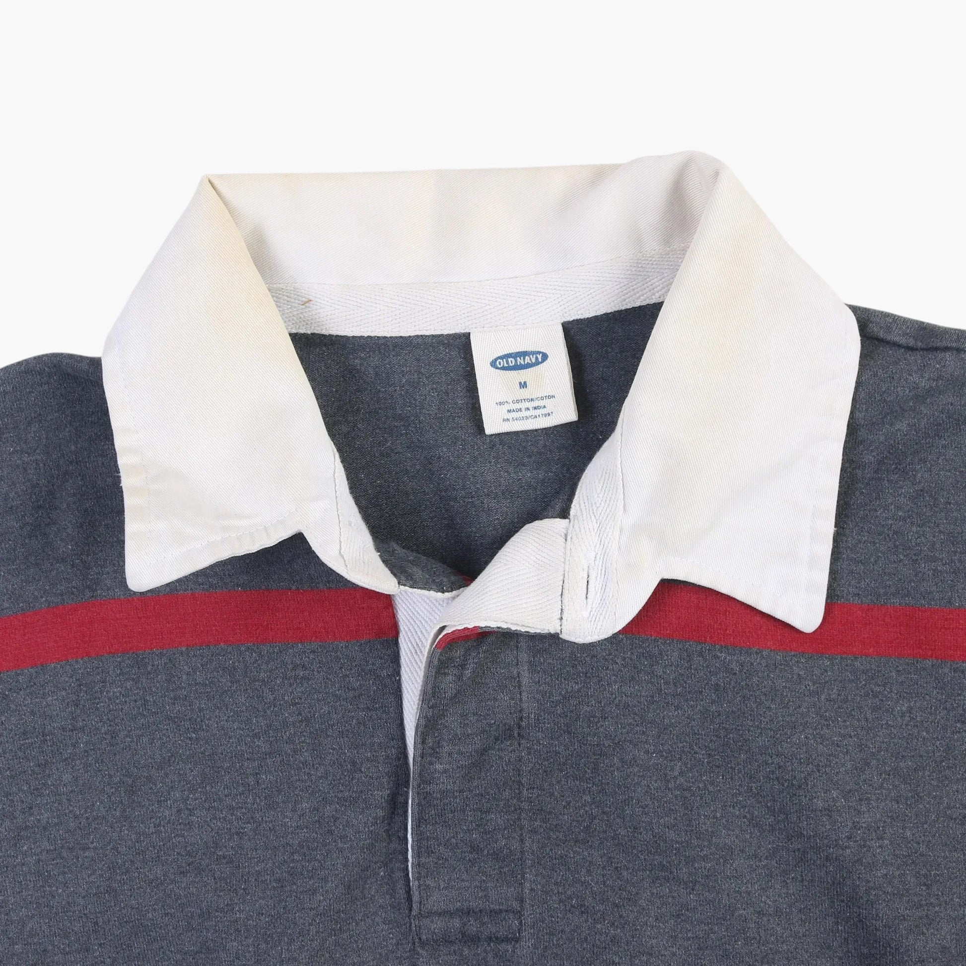 Old Navy Rugby Shirt - Grey Stripe