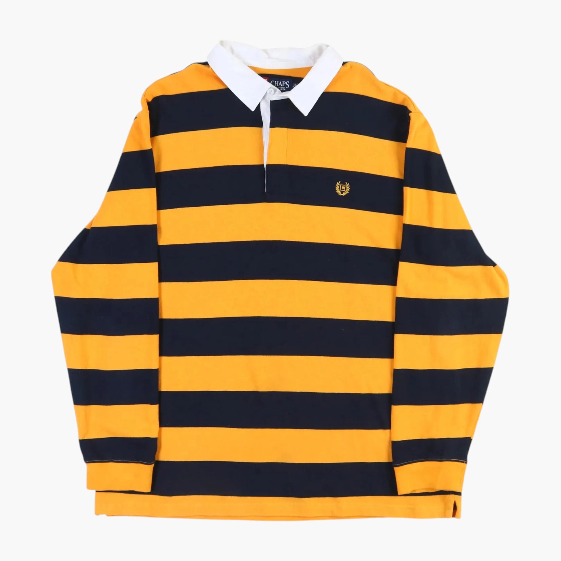 Chaps Rugby Shirt - Yellow Stripe