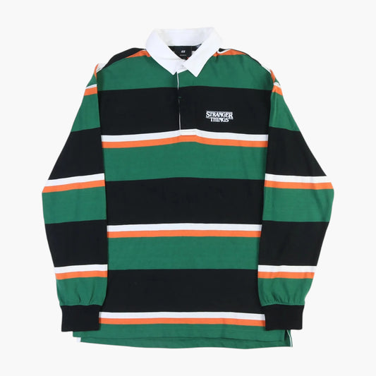 H&M Rugby Shirt - Green Stripe