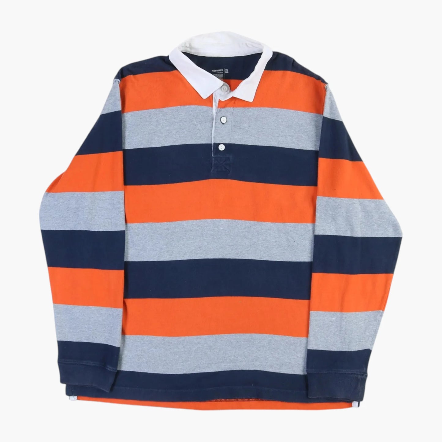 Old Navy Rugby Shirt - Orange Stripe