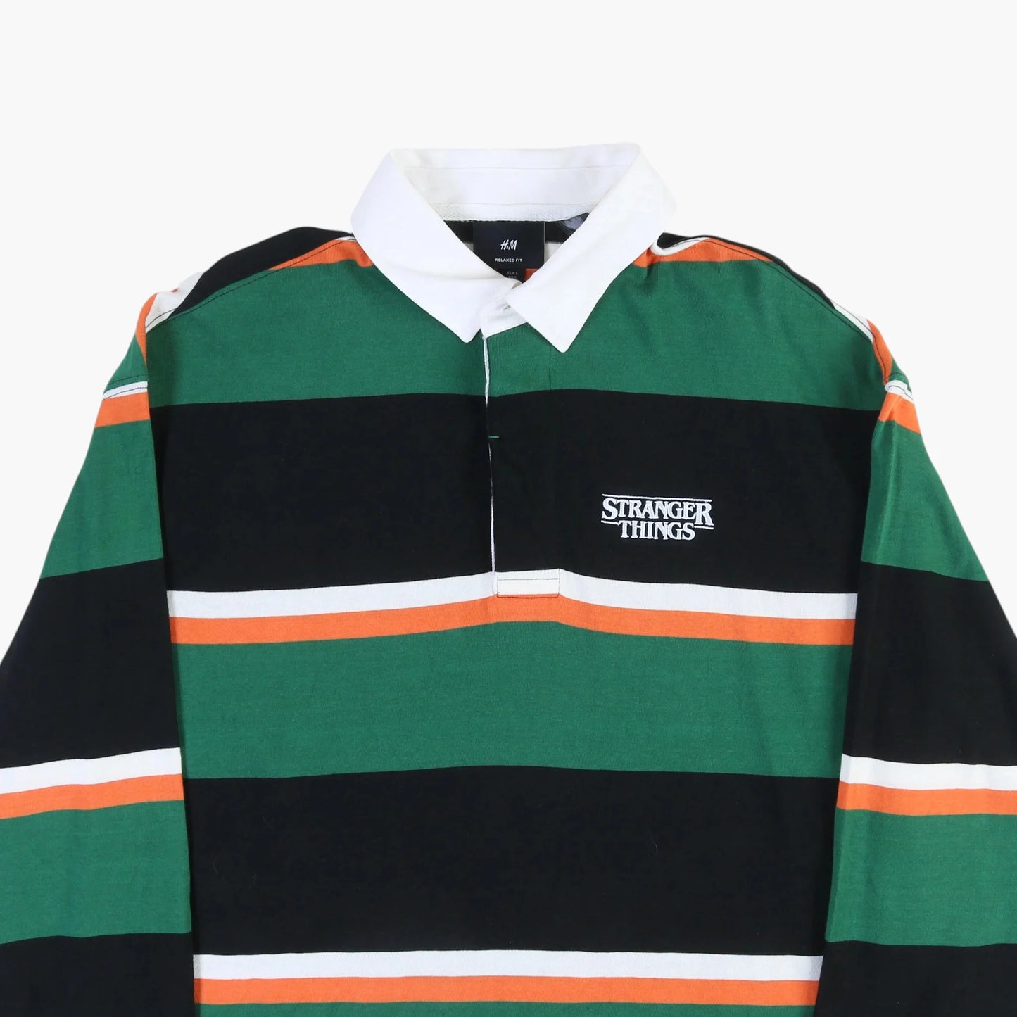 H&M Rugby Shirt - Green Stripe