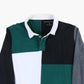 Aeropostale Rugby Shirt - Green Patchwork