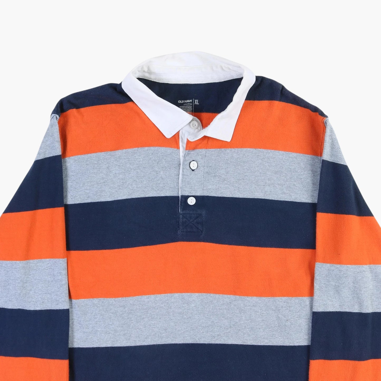 Old Navy Rugby Shirt - Orange Stripe