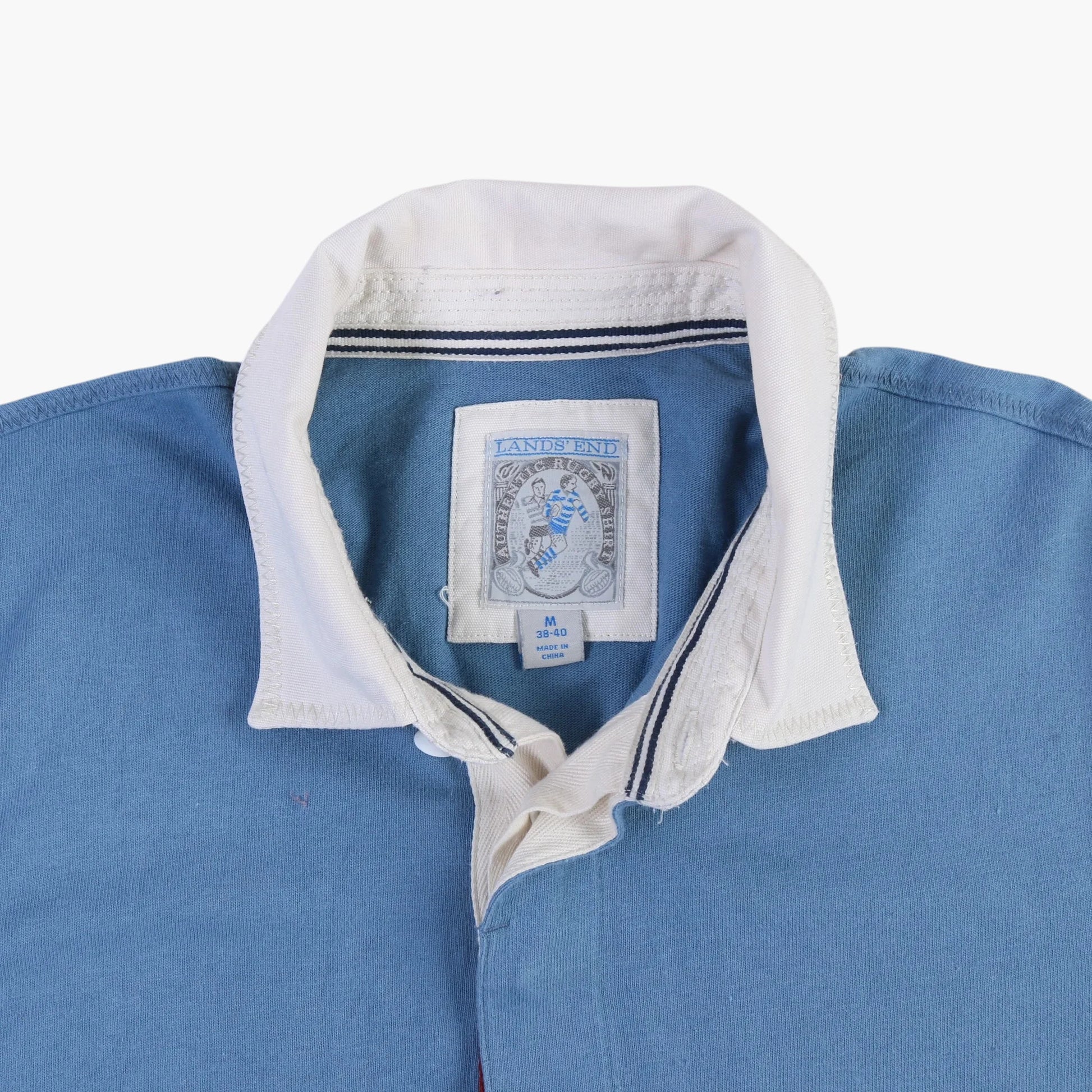 Lands' End Rugby Shirt - Blue