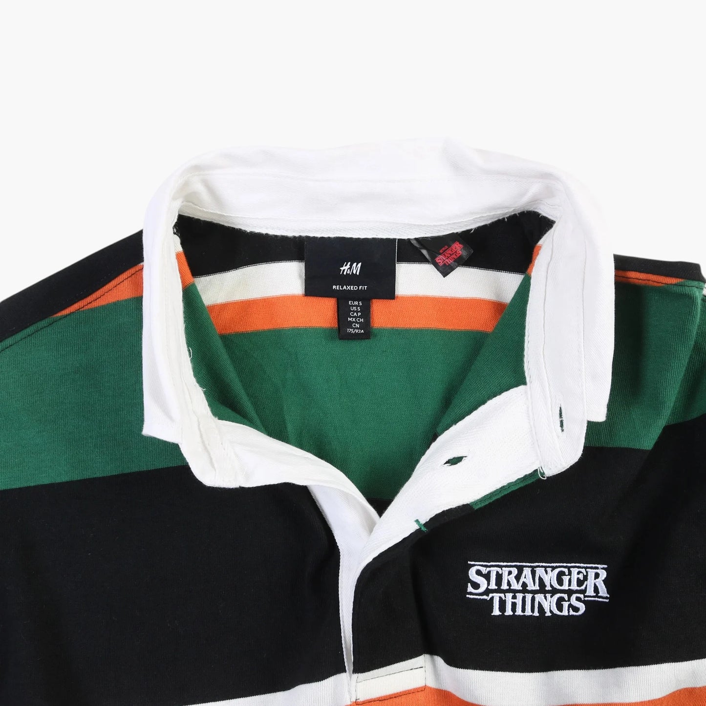 H&M Rugby Shirt - Green Stripe