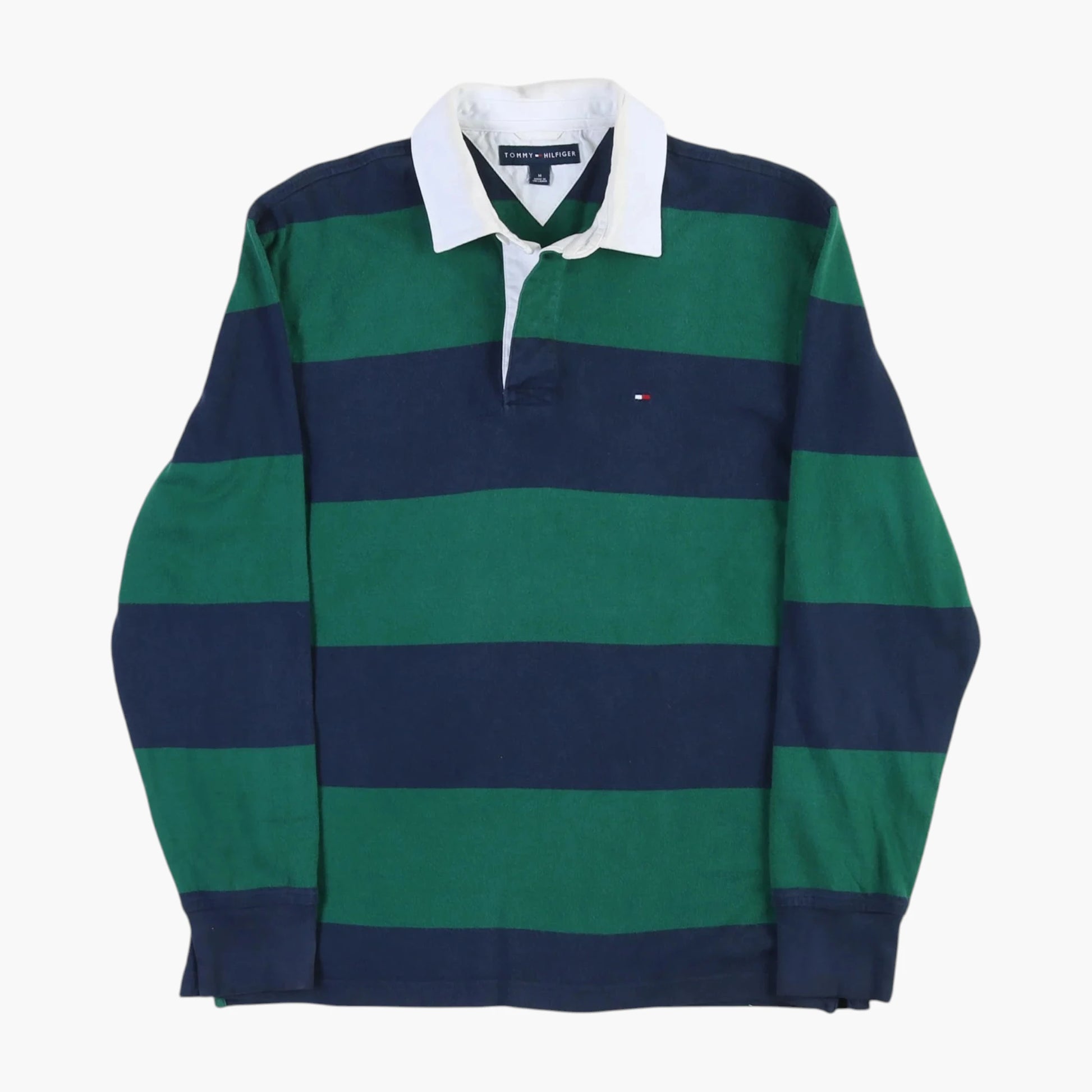 Tommy Hilfiger Rugby Shirt - Green Stripe