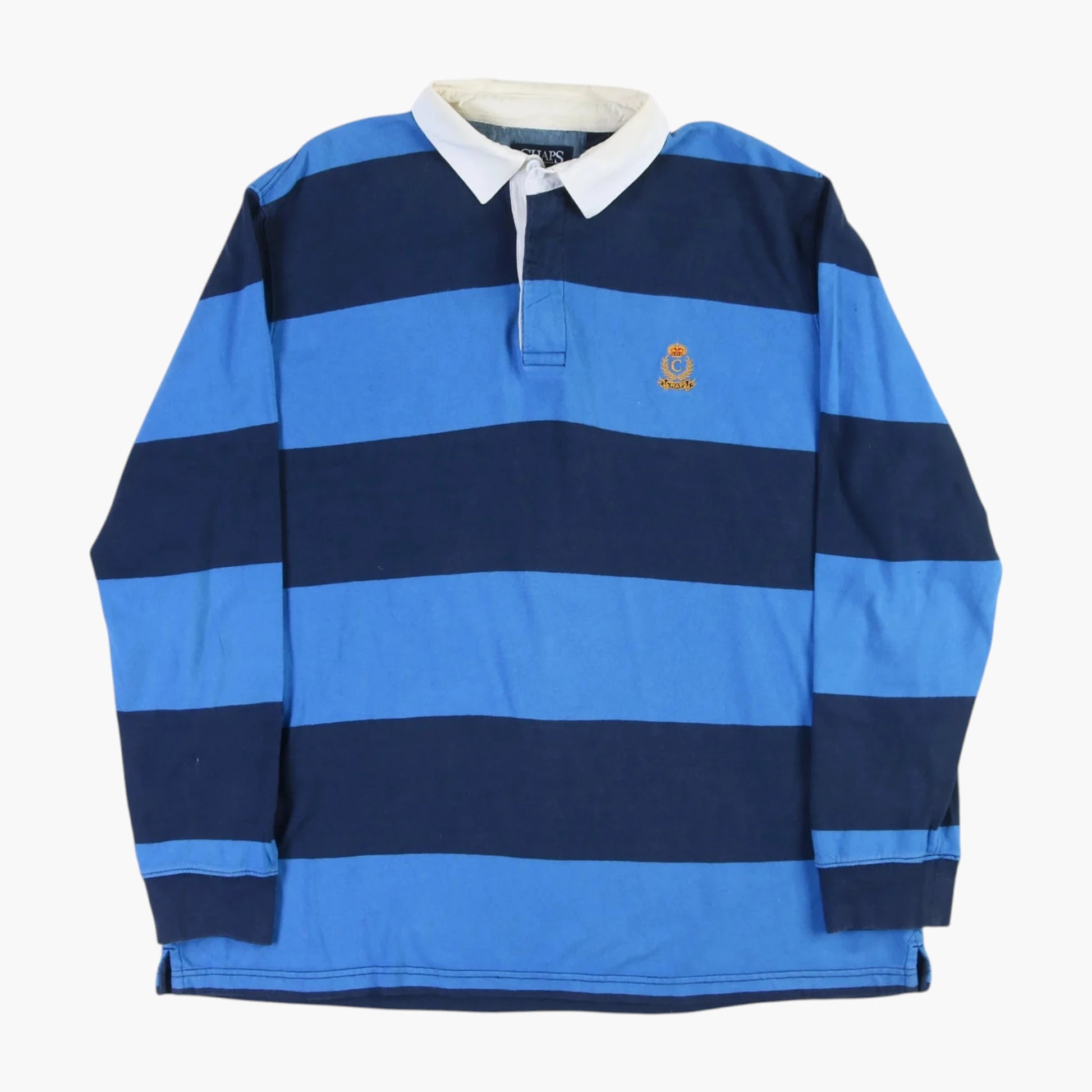 Chaps Rugby Shirt - Blue Stripe