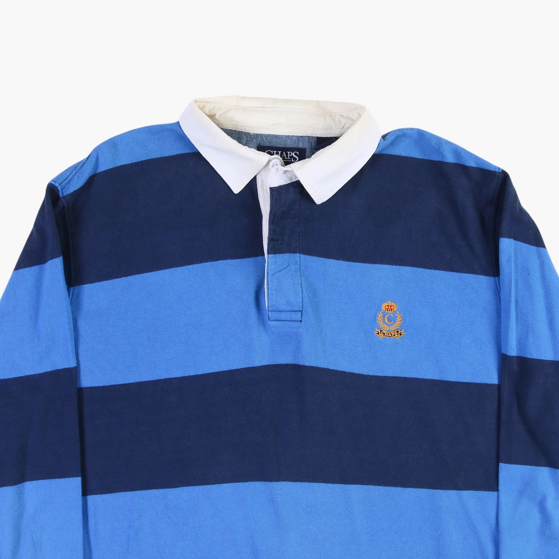 Chaps Rugby Shirt - Blue Stripe