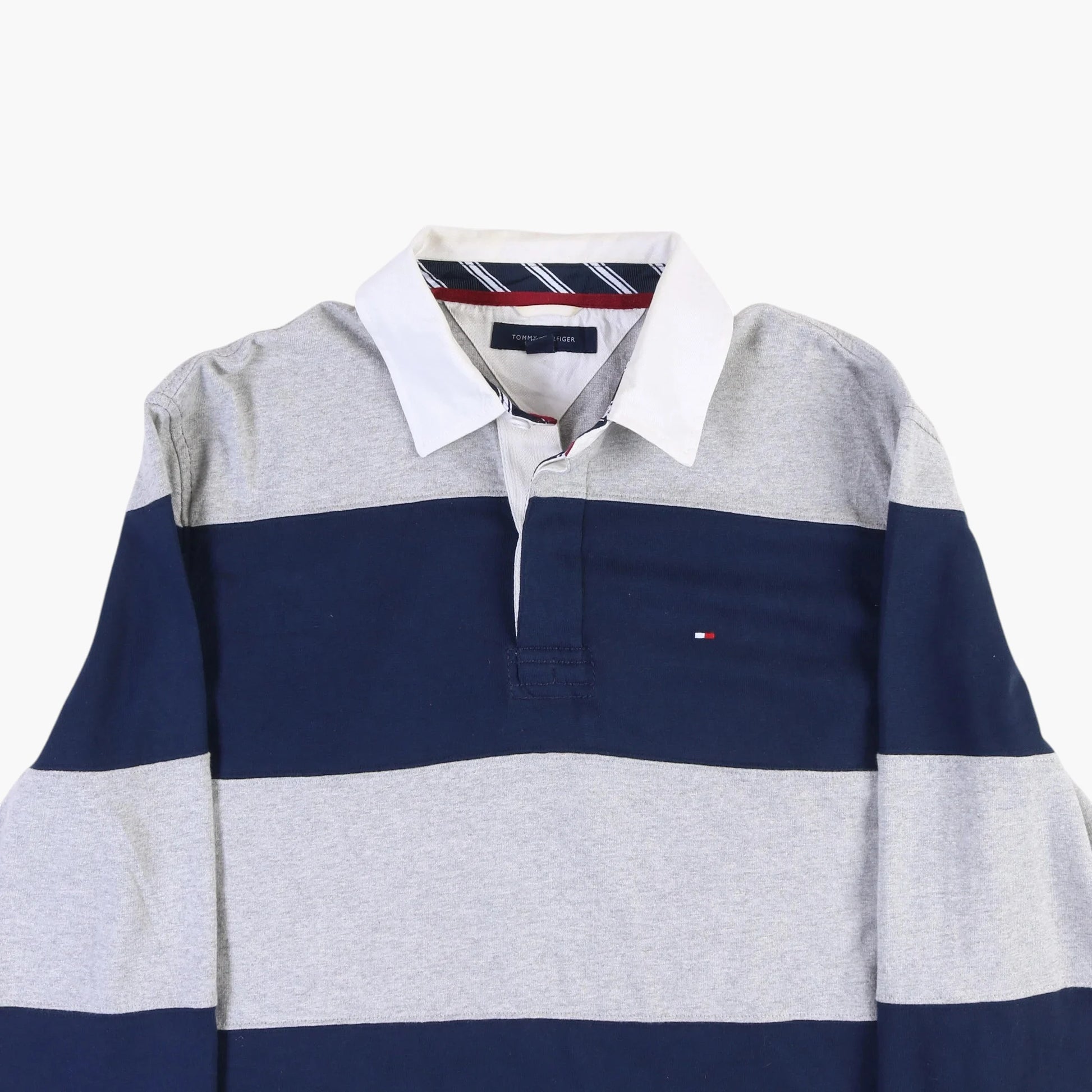 Tommy Hilfiger Rugby Shirt - Grey Stripe