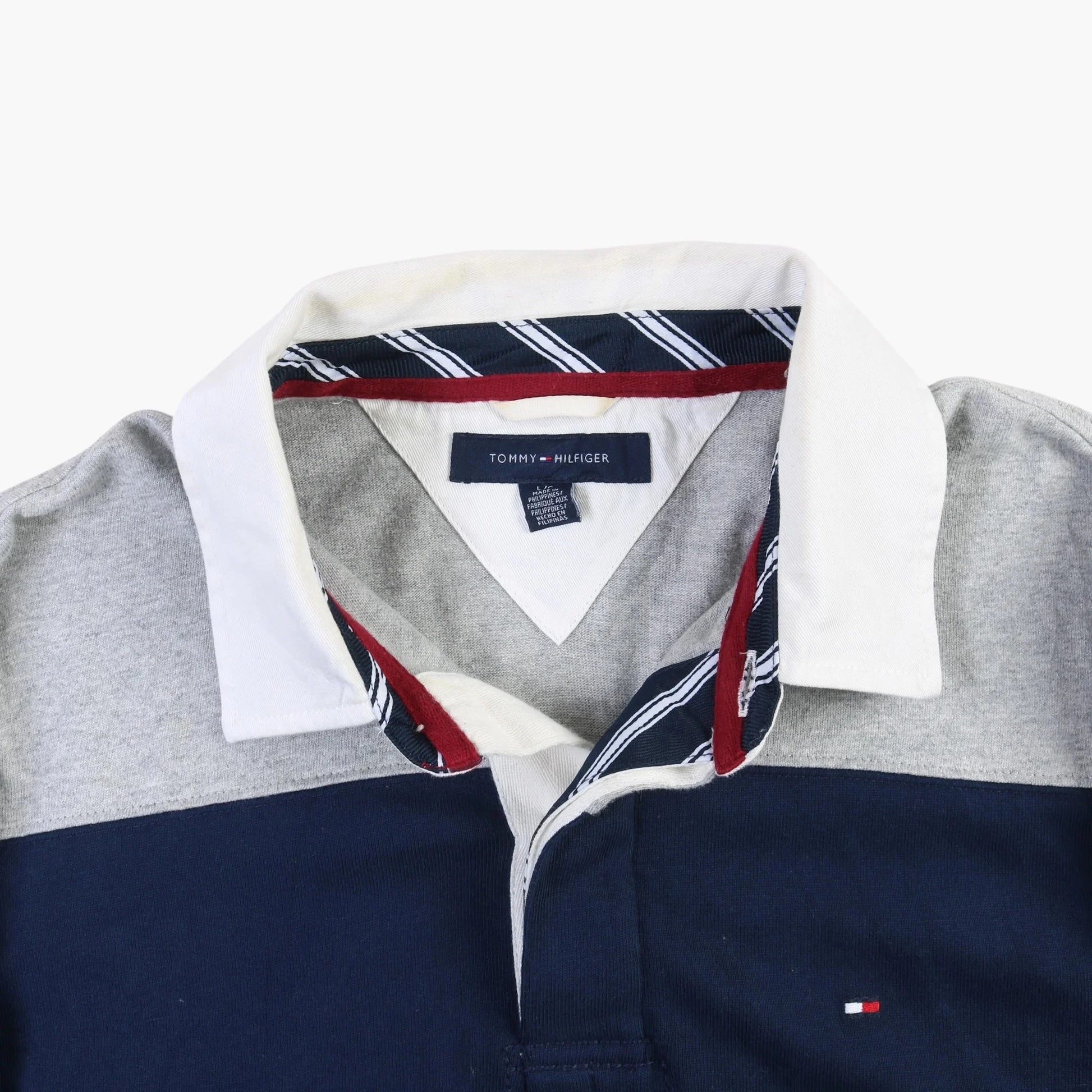 Tommy Hilfiger Rugby Shirt - Grey Stripe