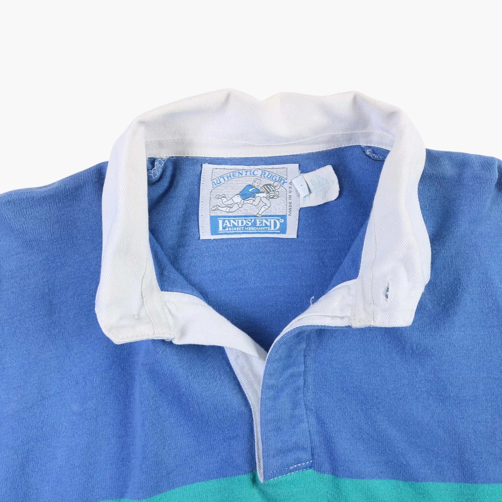 Lands' End Rugby Shirt - Blue