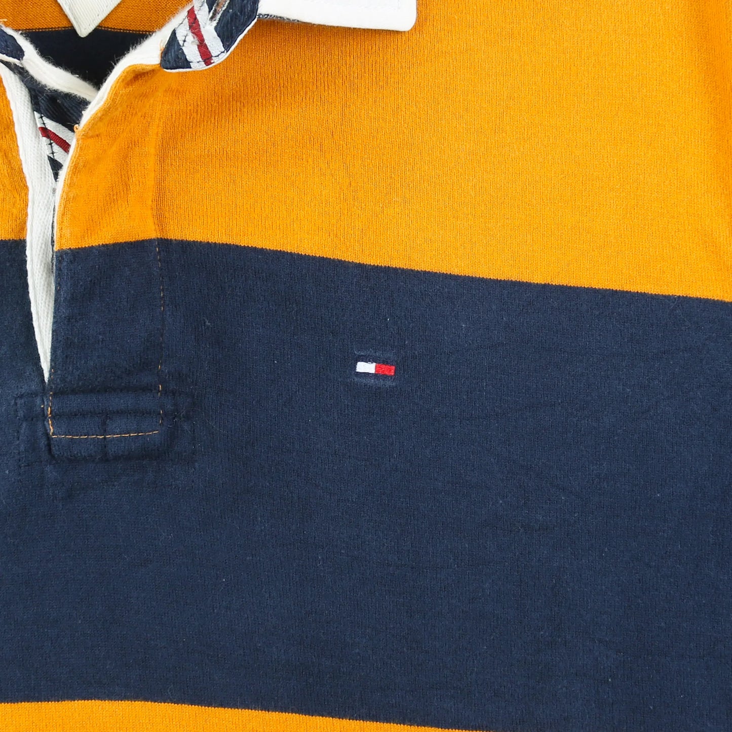 Tommy Hilfiger Rugby Shirt - Mustard Stripe