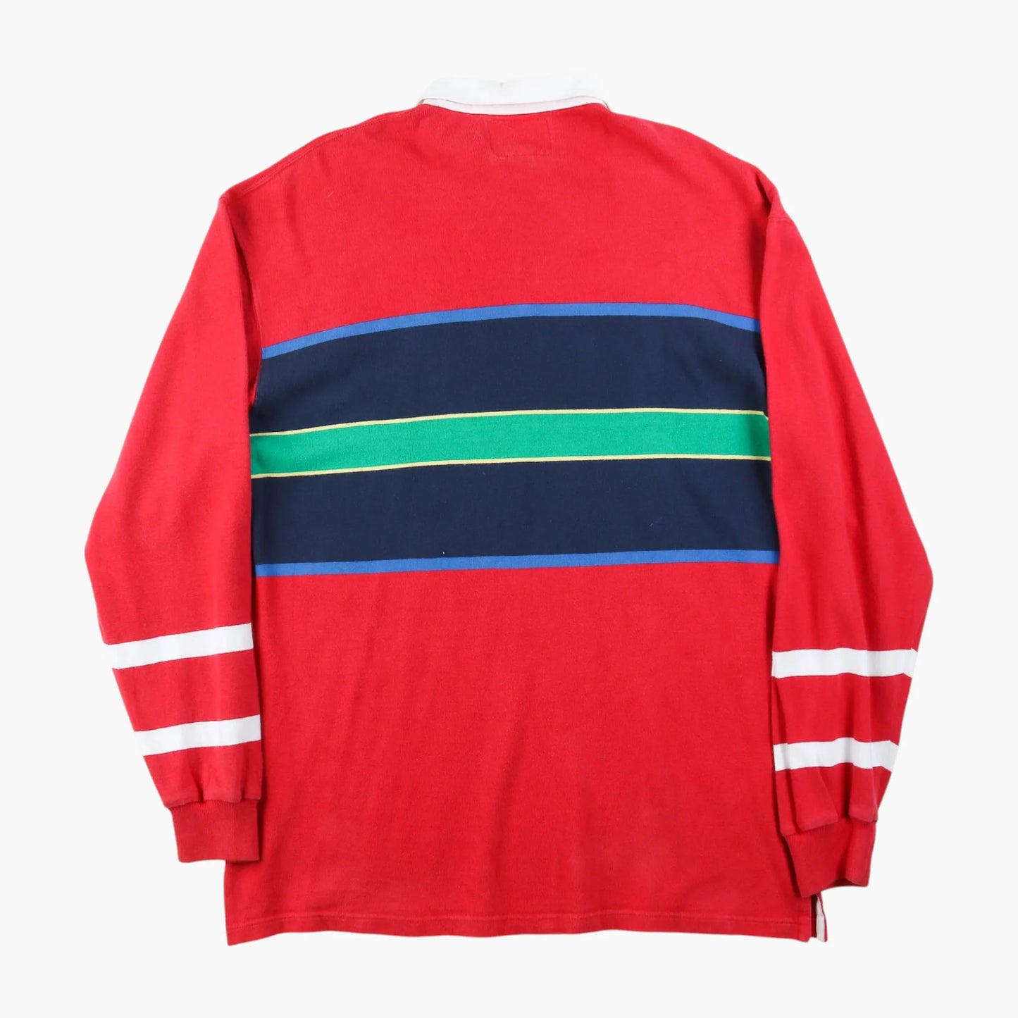 Lands End Rugby Shirt - Red