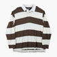 Old Navy Rugby Shirt - Brown Stripe