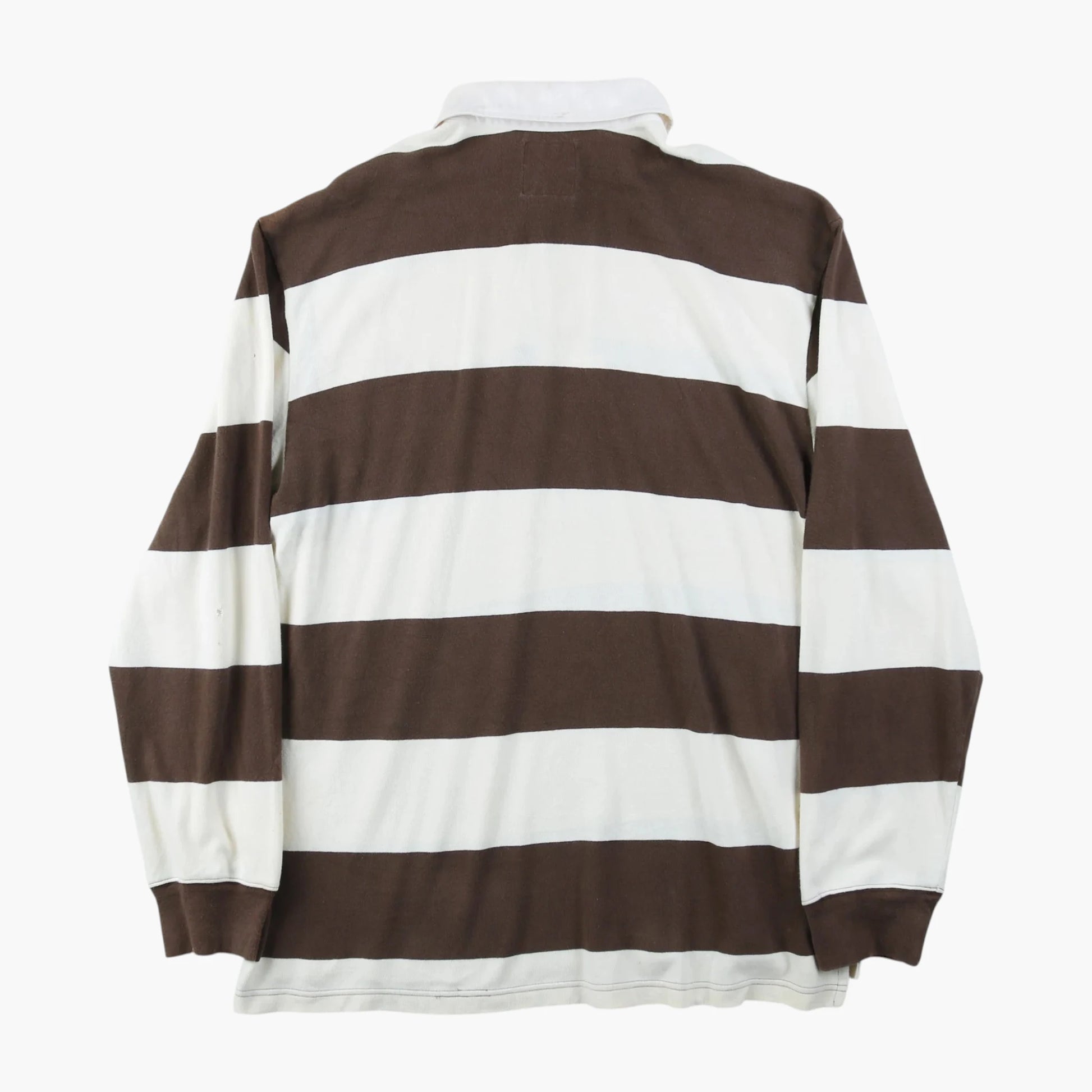 Old Navy Rugby Shirt - Brown Stripe
